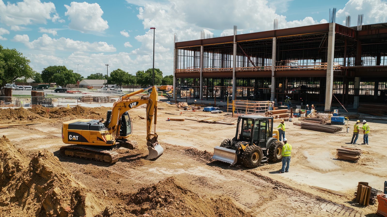 Construction Site Machinery & Infrastructure